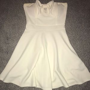 White Strapless Cocktail Dress - Good condition